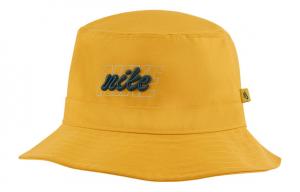 Nike Жёлтая унисекс панама из полиэстера, Yellow