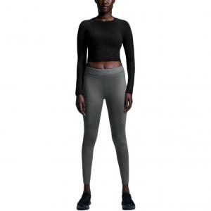 Футболка с рукавом реглан женская On, черный