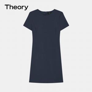 Платье женское Theory с короткими рукавами, синий