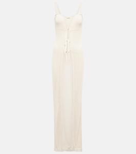 Пляжное платье крючком Элианн Nanushka, Creme