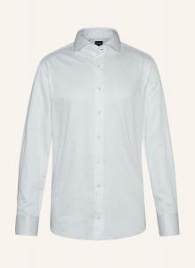 Рубашка tailor fit с длинным рукавом и воротником акулы van Laack, белый