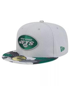 Мужская серая кепка New York Jets Active Camo 59FIFTY Fitted New Era