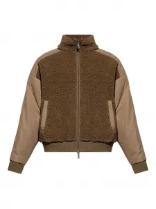 Бомбер со вставками DSQUARED2, коричневый