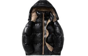 Пуховик унисекс GOLFCROSS, черный длинный