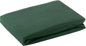 Простыня джерси на резинке D91 220х200 см, высота: 30 см, бутылочно-зеленая Eurofirany