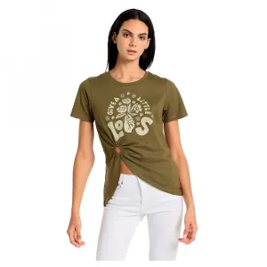 Футболка с коротким рукавом Lois Jeans 10948, зеленый