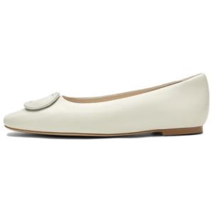 NINE WEST Туфли женские однотонные 1 см экрю, цвет Ecru