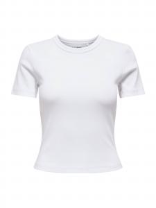 ONLY Футболка 'ONLVAL' в белом цвете