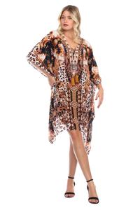 Джейн Шорт Кафтан La Moda Clothing, мультиколор