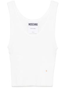 Майка с логотипом Moschino, белый