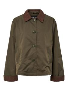 Куртка межсезонная PIECES PCJorma, оливковый