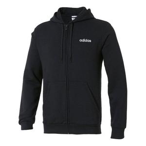 Куртка knitted hooded casual sports jacket men black Adidas, черный