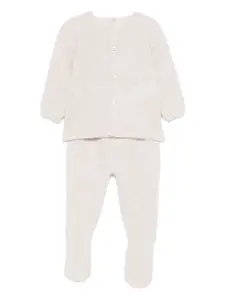 Комплект из трикотажных брюк с текстурой Paz Rodriguez, коричневый