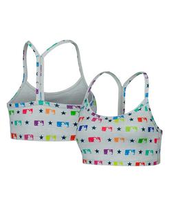 Женский серый бюстгальтер MLB TLC Rainbow Terez, серый