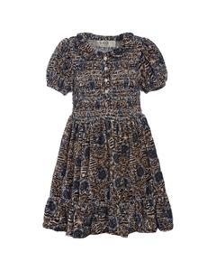 Морское платье New York Haley с принтом и рукавами-фонариками Sea New York, синий