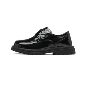 Низкие детские кожаные туфли Kids' Satchi, черный