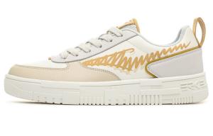 Обувь для скейтбординга Мужская низкая белая/желтая Erke