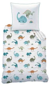 Постельное белье MTOnlinehandel Dino 2-tlg., белый - текстиль - 135 х 200 х 1 см