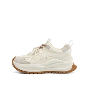 Rosa Bianca Женские легкие низкие кеды на платформе с белой овчинной стелькой, цвет White Sheepskin Insole