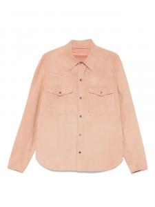Замшевая рубашка Salvatore Santoro, розовый