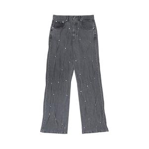 Брюки KUSIKOHC Multi Rivet Denim Pants Grey, серый