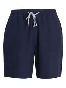 Льняные шорты BOSS, синий