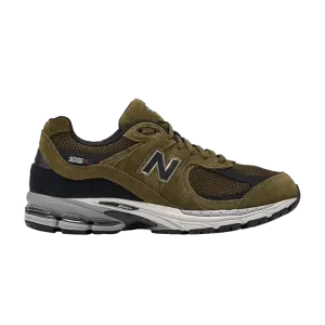Кроссовки New Balance 2002R 'Olive Black', зеленый