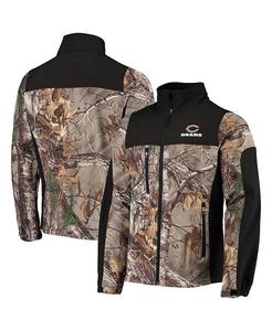 Мужская куртка Softshell с камуфляжным принтом Realtree и черным цветом Chicago Bears Circle Hunter на молнии во всю длину Dunbrooke, зеленый
