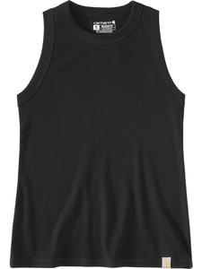 CARHARTT Топ "Celose Fiber Series Fitted Ribbed Tank" черного цвета