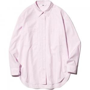 Футболки женские пастельно-розовые UNIQLO, розовый