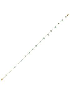 Adeliás Женский кулон из нержавеющей стали с золотой жемчужиной