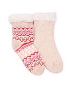 Женские носки из синели (2 шт в упаковке) MUK LUKS, Pink