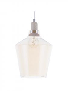 Beliani Подвесные светильники SANTON в прозрачно-золотом исполнении - (Ш) 20 x (В) 136 x (Д) 20 см