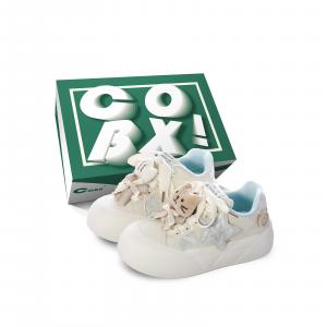 Женские низкие скейтборд-кроссовки Cob с противоскользящим покрытием, водонепроницаемые, легкие Cobx, бежевый синий