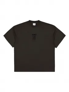 Футболка с логотипом «Бэтс» VETEMENTS, коричневый