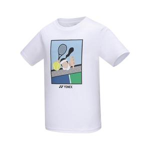 Теннисная серия футболка men's YONEX, белый