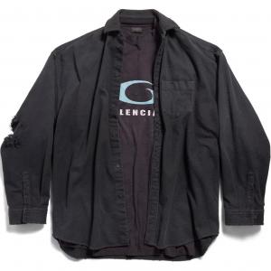 Loop Sports Icon Destroyed Layered Shirt Balenciaga, черный
