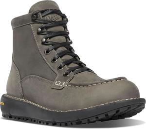 Ботинки для пешего туризма Danner Logger 917 для мужчин - из цельной кожи с дышащей сетчатой подкладкой, промежуточная подошва Vibram SPE и наружная подошва 917 с протектором, 5 Charcoal