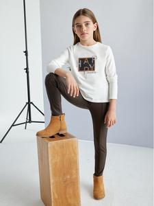 Леггинсы slim fit 7750 Mayoral, коричневый