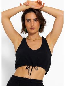 Топ SASSYCLASSY Musselin, черный