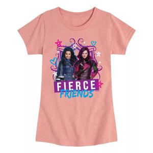 Футболка с рисунком «Потомки Диснея» Mal & Evie для девочек 7–16 лет «Fierce Friends» Disney
