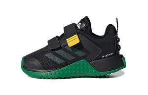 Детские кроссовки Lego X Sport Pro TD Low-top, черные/зеленые/желтые Adidas