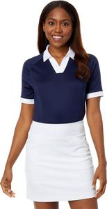 Поло Callaway V-Placket Color-Block Short Sleeve Polo, цвет Peacoat