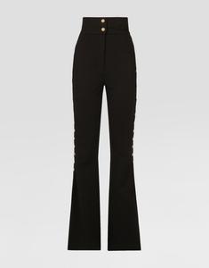 Брюки full milano с пуговицами по бокам Dolce & Gabbana, черный