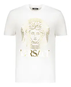 Футболка с логотипом Versace, белый