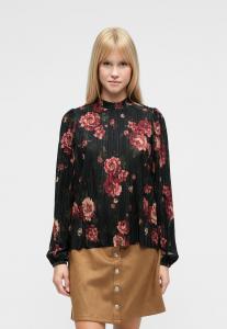 Блуза VILA VIBLOOMIA HIGH NECK, Black