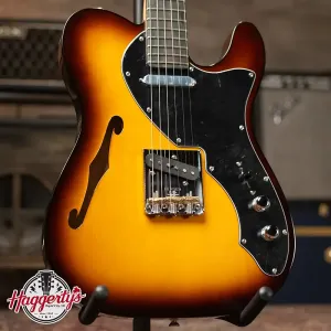 Fender Limited Edition Suona Telecaster Thinline, гриф из эбенового дерева - цвет Violin Burst с чемоданом Deluxe Blonde