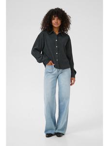 Kaffe Рубашка с длинными рукавами - KAvera, стандартный крой, цвет Jet Set CC