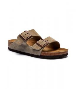 Сандалии женские Birkenstock Аризона замшевые, бежевый
