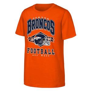 Футболка Youth orange Denver Broncos Kick Off Outerstuff